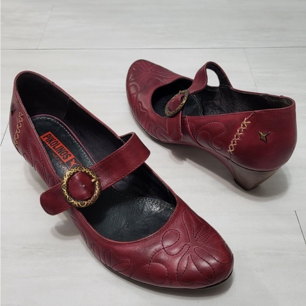 Pikolinos Mary Jane Kitten Heel size EU 37 - Picture 7 of 11